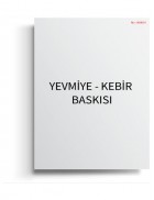 YEVMİYE-KEBİR BASKISI